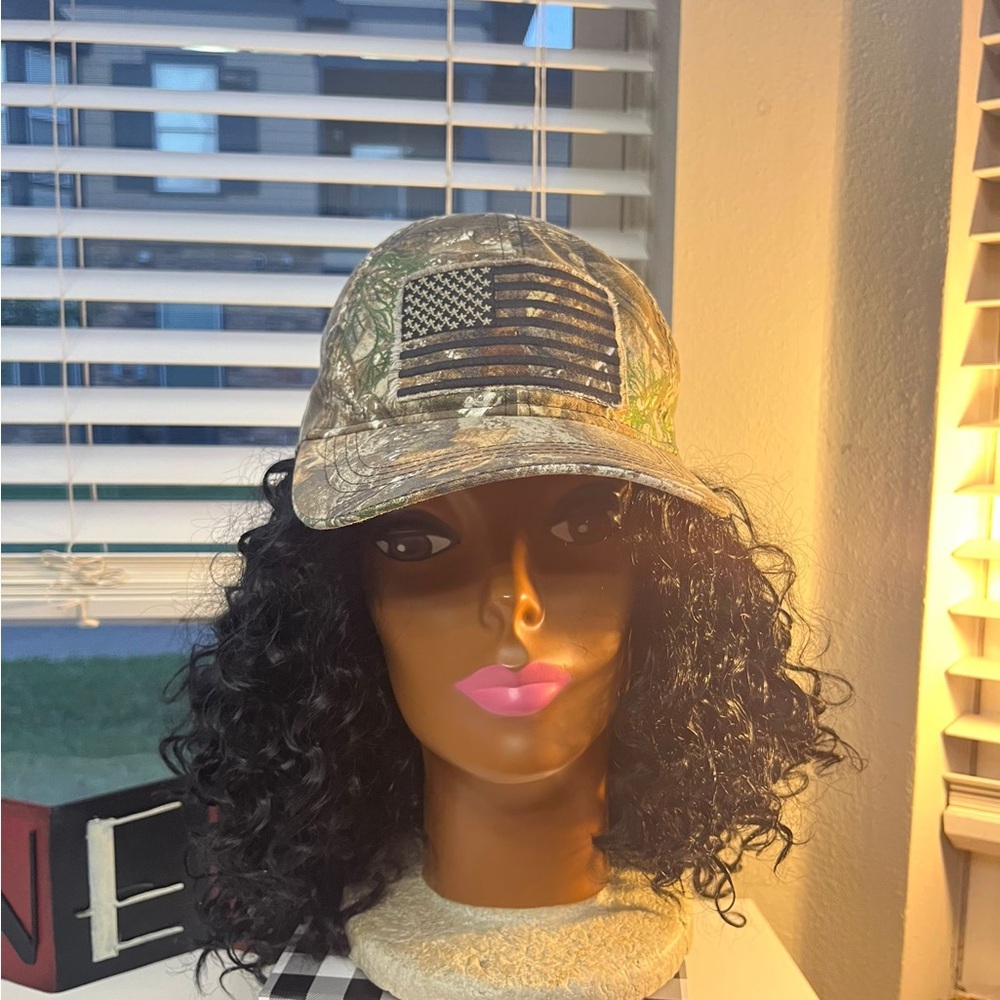 Camouflage American Flag Baseball Cap